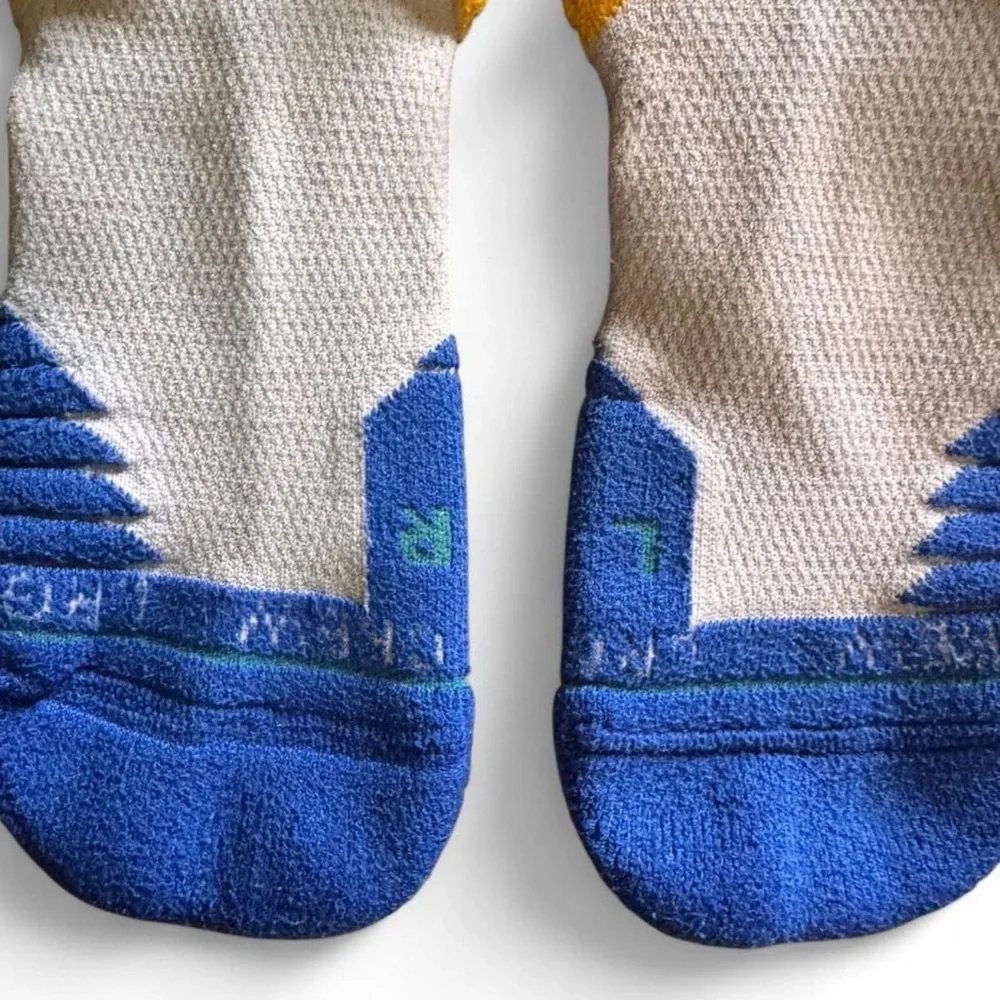 Stance NBA Golden State Warriors Crew Socks Boys Youth Large L Blue Yellow